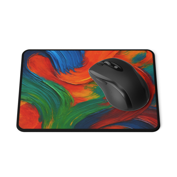 Whimsical Brushstrokes - Non-Slip Gaming Mouse Pad