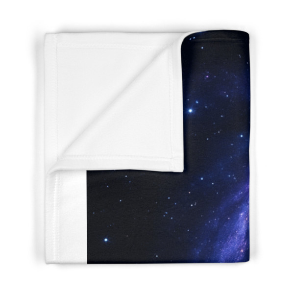 Galactic Embrace - Soft Fleece Baby Blanket