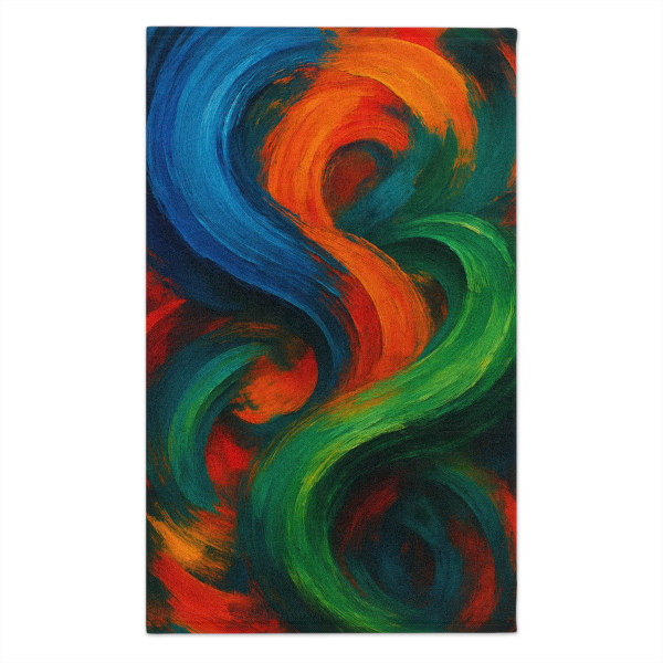 Whimsical Brushstrokes - Rally Towel, 11x18