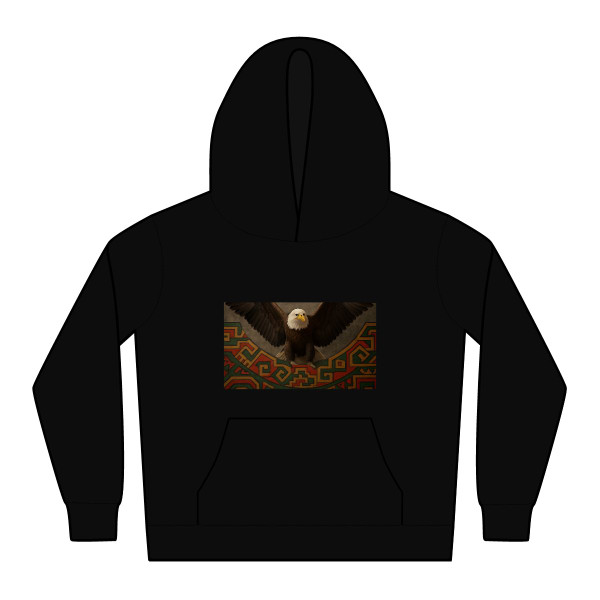 Eagle Warrior Spirit - Kids Relax Hoodie