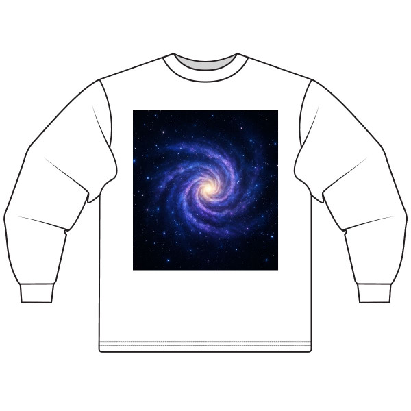 Galactic Embrace - Unisex Long Sleeve T-Shirt Galactic Embrace - Unisex Long Sleeve T-Shirt