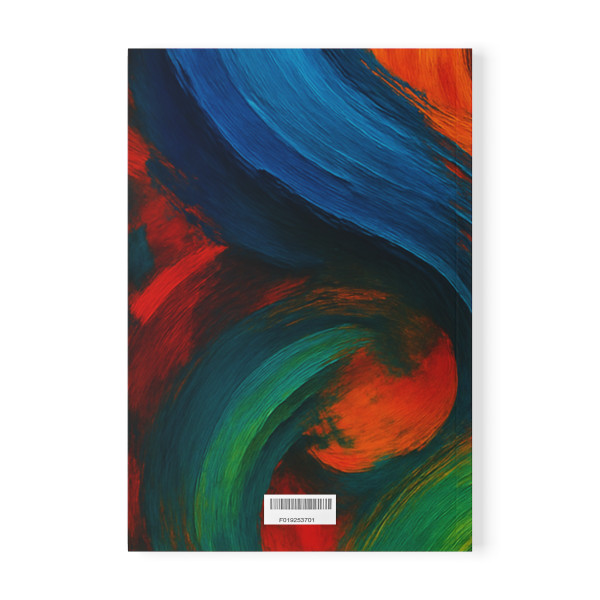 Whimsical Brushstrokes - Softcover Notebook, A5