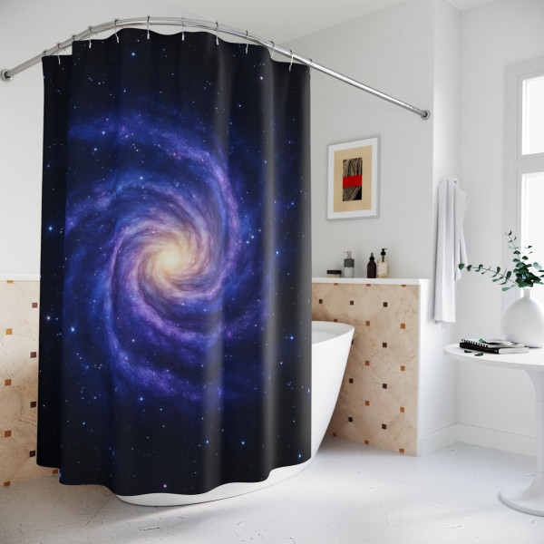 Galactic Embrace - Shower Curtains