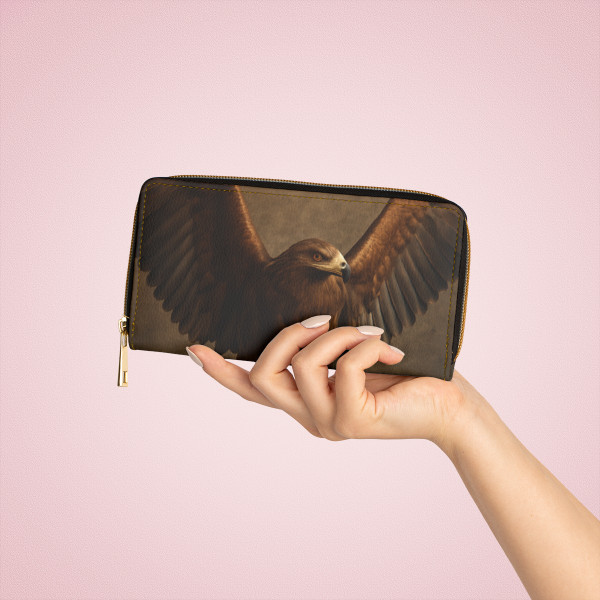 Eagle Warrior Spirit - Zipper Wallet