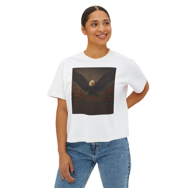 Eagle Warrior Spirit - Women's Boxy Tee