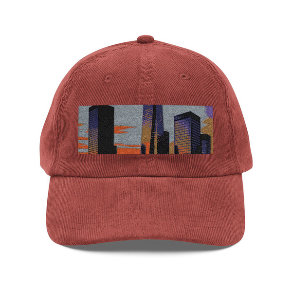 Metropolitan Echo - Vintage Corduroy Cap (Embroidery)