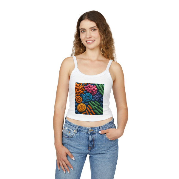 Microbial Cosmos - Women's Spaghetti Strap Tank Top