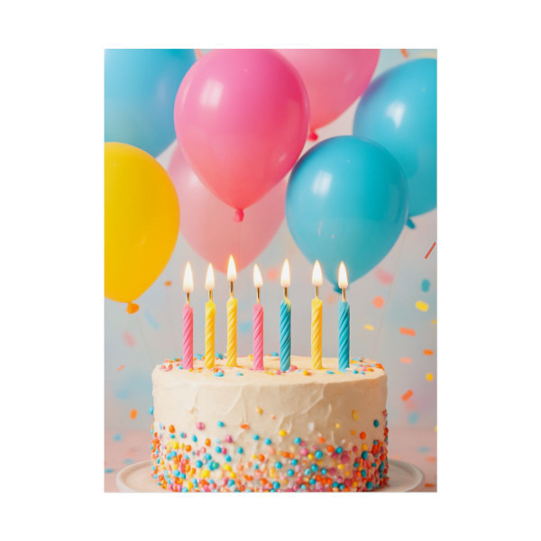 Joyful Birthday Bash - Rolled Posters