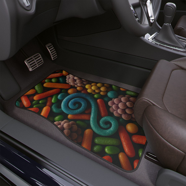 Microbial Cosmos - Car Floor Mats, 1pc