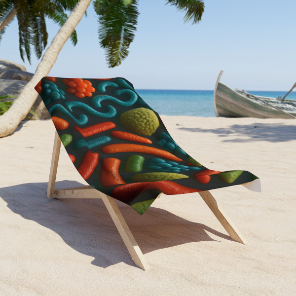Microbial Cosmos - Beach Towel
