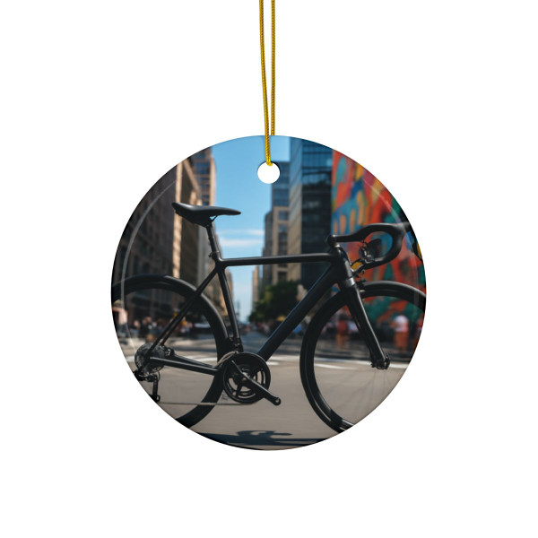 Urban Escape - Decorative Ceramic Ornaments, Double-Sided (1pc, 3pcs, 5pcs, 10pcs)