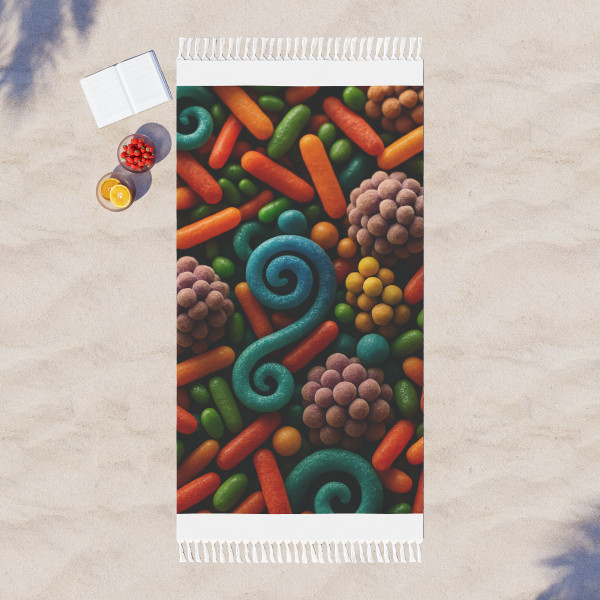 Microbial Cosmos - Boho Beach Cloth