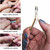 How to use the Rui Smiths professional gold-plated carbon steel cuticle nipper. Apply cuticle remover or soak nails in warm water, gently push cuticles with a pusher, carefully cut cuticles. Best nail beauty manicure and pedicure tools. How to use the Rui Smiths professional gold-plated carbon steel cuticle nipper. Apply cuticle remover or soak nails in warm water, gently push cuticles with a pusher, carefully cut cuticles. Best nail beauty manicure and pedicure tools.