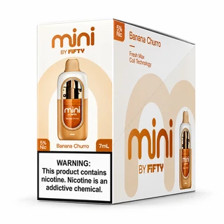 Banana Churro Fifty Bar mini 5-pack, 5% nicotine