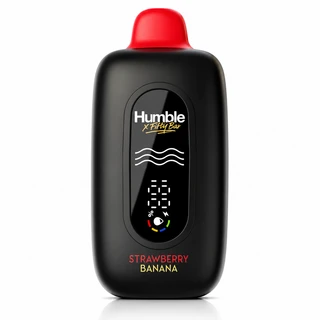 Strawberry Banana Fifty Bar X Humble disposable vape device, 20,000 puffs, 5% nicotine