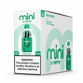 Miami Mint Fifty Bar mini 5-pack, 5% nicotine