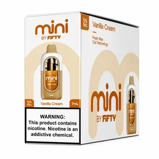 Vanilla Cream Fifty Bar mini 5-pack, 5% nicotine