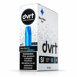 Blue Razz Ice Fifty Bar dvrt 5-pack, 5% nicotine