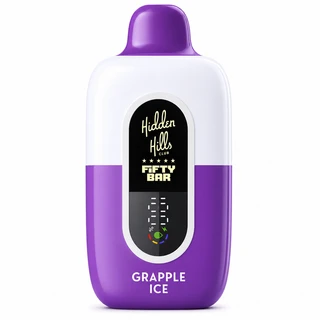 Hidden Hills Club x Fifty Bar Grapple Ice 20K disposable vape device