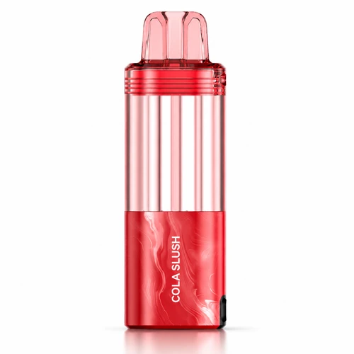 Foger Switch Pro Pod Cola Slush 30K puffs cover image with 5% nicotine, 96mm height, clear tank, dual mesh coil and adjustable airflow