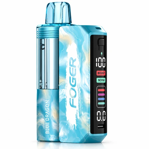 Blue Dragon Foger Switch Pro Kit disposable vape device, 30,000 puffs, 5% (50mg) nicotine, Dual mesh coil