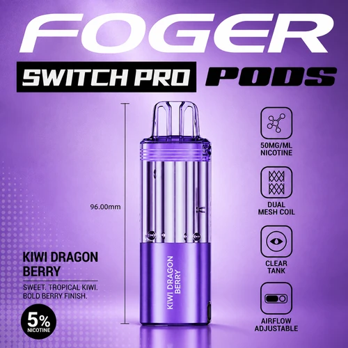 Kiwi Dragon Berry – Foger Switch Pro Pod