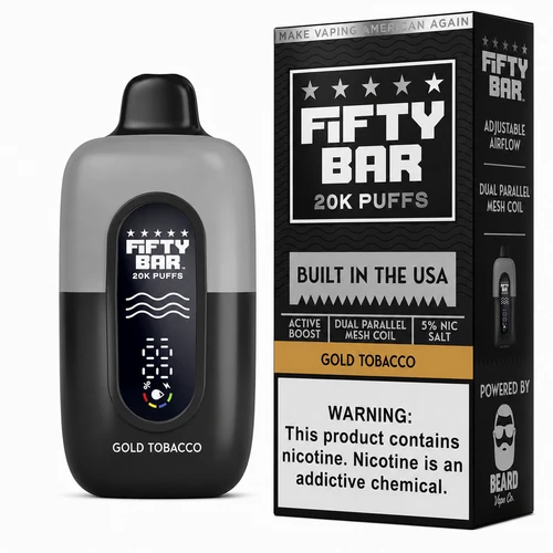 Gold Tobacco – Fifty Bar Black Series