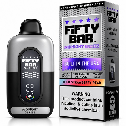 Iced Strawberry Pear – Fifty Bar Midnight Series