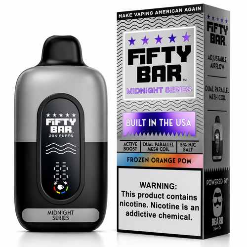 Frozen Orange Pom – Fifty Bar Midnight Series