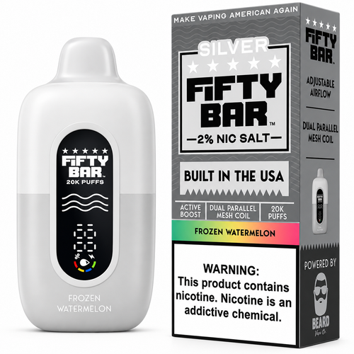 Frozen Watermelon – Fifty Bar Silver Series