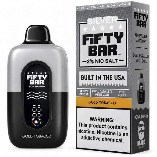 Gold Tobacco – Fifty Bar Silver Series