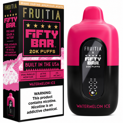 Watermelon Ice – Fifty Bar X Fruitia
