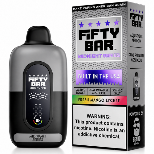 Fresh Mango Lychee – Fifty Bar Midnight Series
