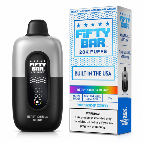 Berry Vanilla Blend – Fifty Bar Nixodine