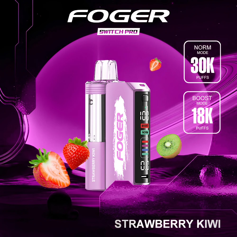Strawberry Kiwi Foger Switch Pro Kit 30K puffs disposable vape