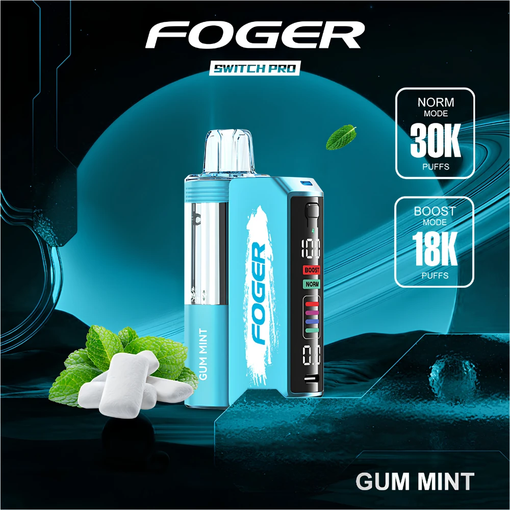 Gum Mint Foger Switch Pro Kit 30K puffs disposable vape