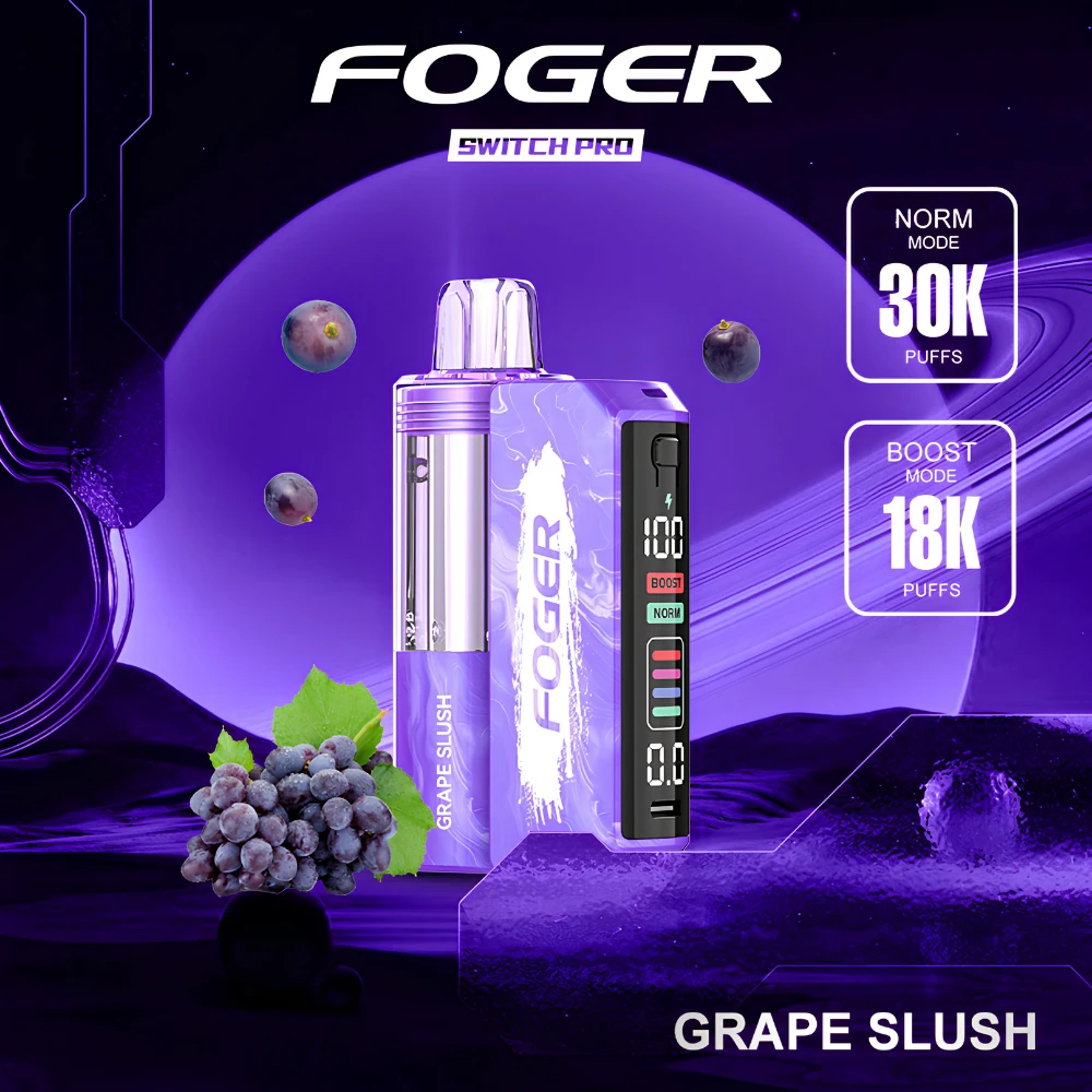 Grape Slush Foger Switch Pro Kit 30K puffs disposable vape