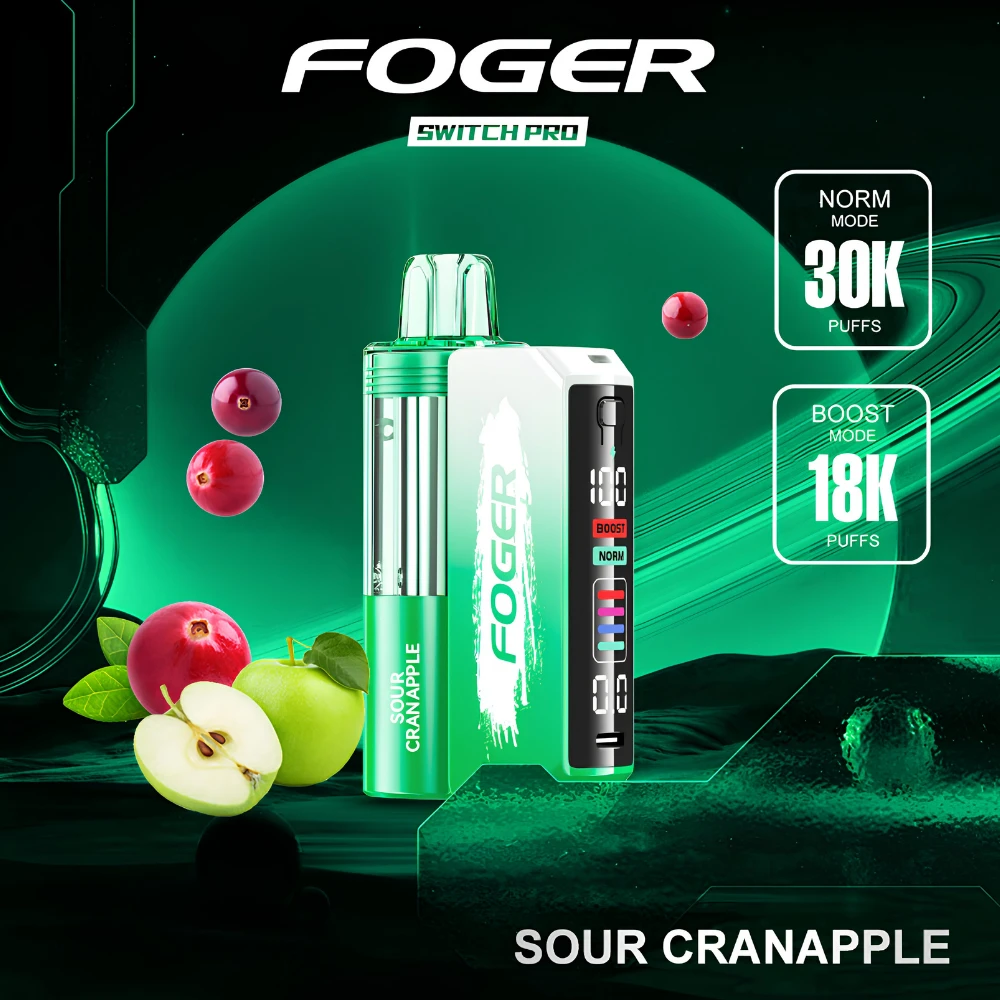Sour Cranapple Foger Switch Pro Kit 30K puffs disposable vape