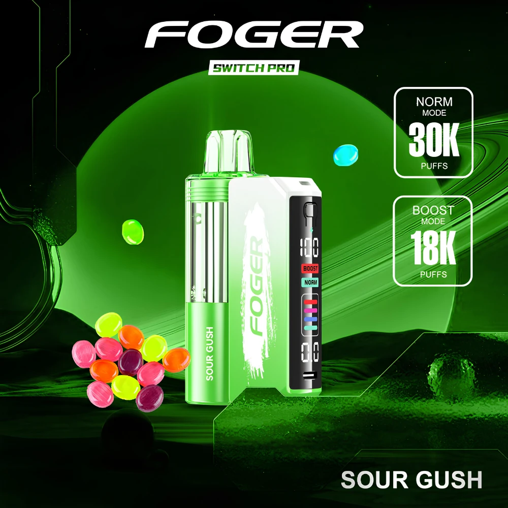 Sour Gush Foger Switch Pro Kit 30K puffs disposable vape