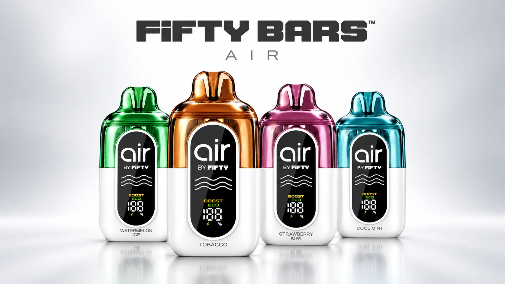 Fifty Bar Air: 70,000 Puffs, ECO and Boost Modes