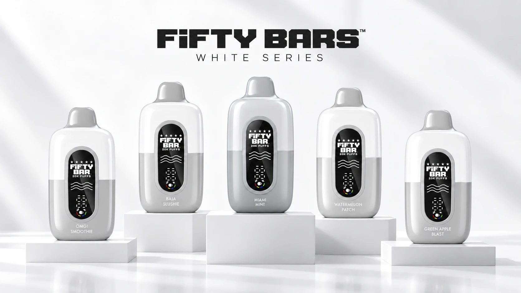 Fifty Bar White Series: All 11 Flavors & New Name Guide