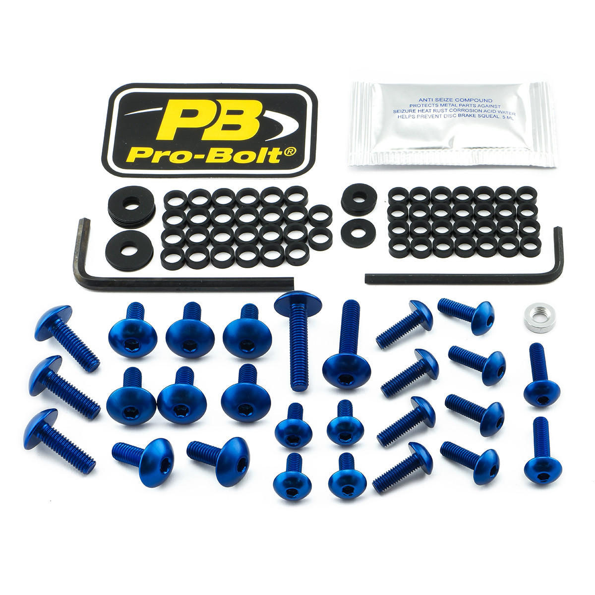 Kit Viti Carena In ACCIAIO INOX Pro-Bolt Aprilia RSV 1000 Factory 04-05 - Foto 3