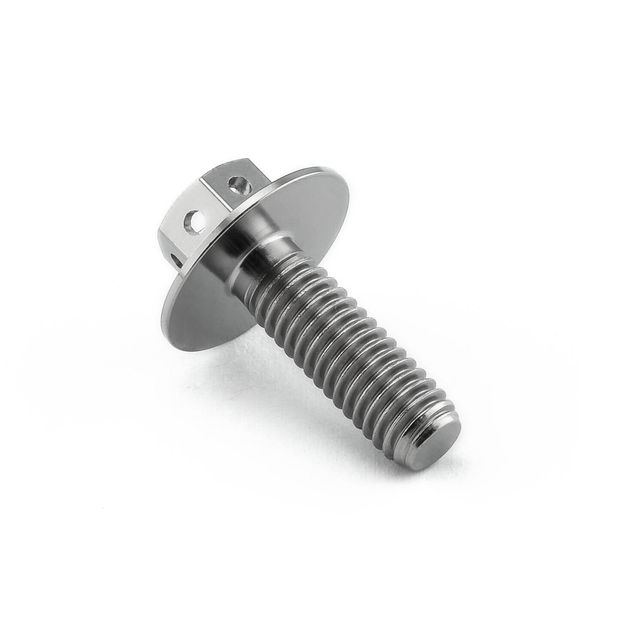 Bulloni Leggeri Alta Resistenza Bulloni In Titanio Testa Forata - Flangia Esagonale, Filettature M5-M10 Per Competizione Bulloni Testa Forata Flangia - Foto 8