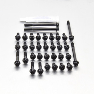 Kit Viti Ergal Carter Motore 900SS/Superlight Testa Forata Corsa Nero Kit Viti Ergal Carter Motore 900SS/Superlight Testa Forata Corsa Nero