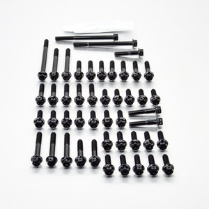 Kit Viti Ergal Carter Motore Monster 1000 Sie Testa Forata Corsa Nero Kit Viti Ergal Carter Motore Monster 1000 Sie Testa Forata Corsa Nero
