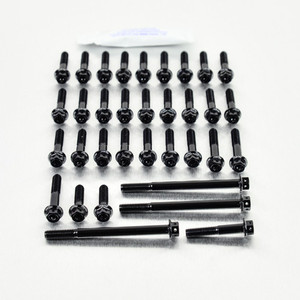 Kit Viti Ergal Carter Motore CBF1000 ABS '06-'08 Testa Forata Corsa Nero Kit Viti Ergal Carter Motore CBF1000 ABS '06-'08 Testa Forata Corsa Nero