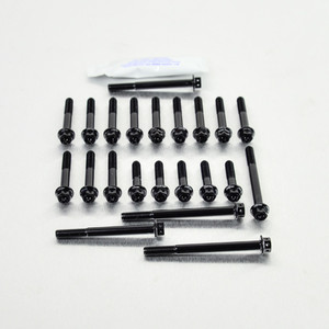 Kit Viti Ergal Carter Motore XL1000 VX -V2 Varadero Testa Forata Corsa Nero Kit Viti Ergal Carter Motore XL1000 VX -V2 Varadero Testa Forata Corsa Nero