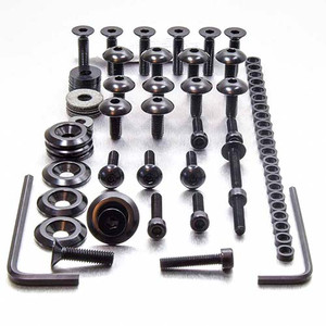 Kit viti carena Ergal Ducati 900SS Belt Drive '91-'98 Nero