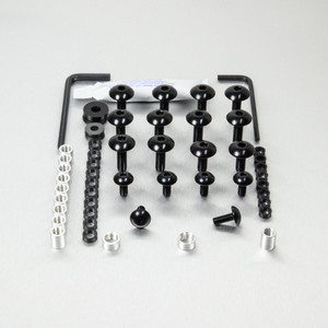 Kit viti carena Ergal Suzuki GSXR1000 17+ Nero