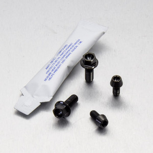 Inox - Kit Viti Fissaggio Staffa Supporto Sella Nero